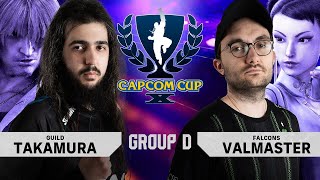 Takamura (Ken) vs. Valmaster (Chun-Li) - Group D - Capcom Cup X