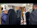 Prince and princess of wales visit the hayes muslim centre