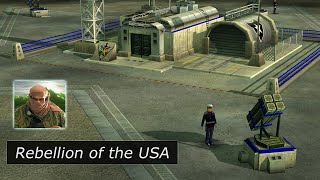 Rebellion of the USA  as Toxin  VERY HARD MISSION [C&C Generals Zero Hour]