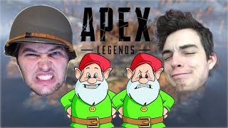 THE ANGRY GNOME! I REPORT MY FRIEND FOR HACKING?! - Apex Legends w/ Grizlocke
