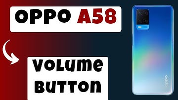 Oppo A58 Side Volume Button || Fix Volume Bar Button Not Working Problem