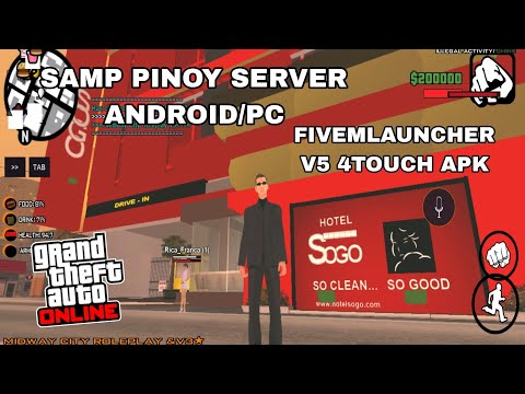 SAMP PINOY OPEN SERVER + FIVEM APK V5 4 TOUCH NO PASSWORD
