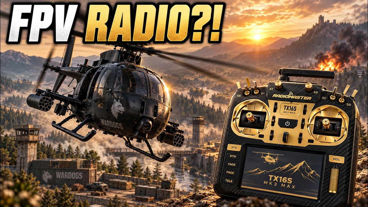 FPV Pilot Flies WARDOGS Helicopters with a Real FPV Radio