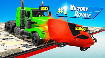 TRUCK vs. CARS Challenge in Fortnite...