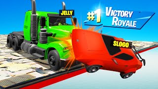 TRUCK vs. CARS Challenge in Fortnite...