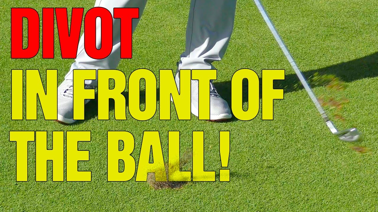 Golf How To Take a Divot in Front of the Ball [DO THIS!] YouTube
