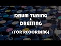 Making records with eric valentine  drum tuning and dressing for recording