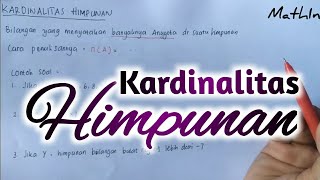 Matematika kelas 7 | Kardinalitas Himpunan