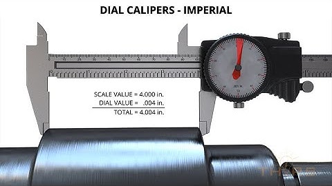 How to Use a Dial Caliper - Imperial Measurements | Measurements: Measuring Processes Course Preview