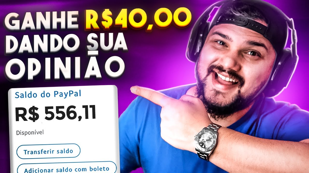 APP/SITE PAGOU $40 SÓ DANDO OPINIÃO – GANHAR DINHEIRO NA INTERNET