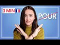 Learn FRENCH in 3 MINUTES : Don't say POUR ! / Most common mistakes in French