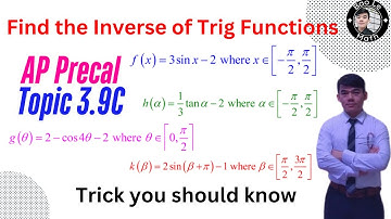 AP Precalculus | Topic 3.9C | The ULTIMATE Guide to Finding Inverse Trigonometric Functions!