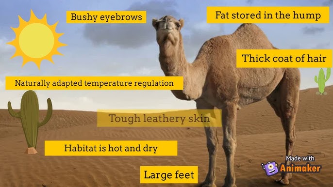 Camels Use Their Humps for Food Storage During Long Treks