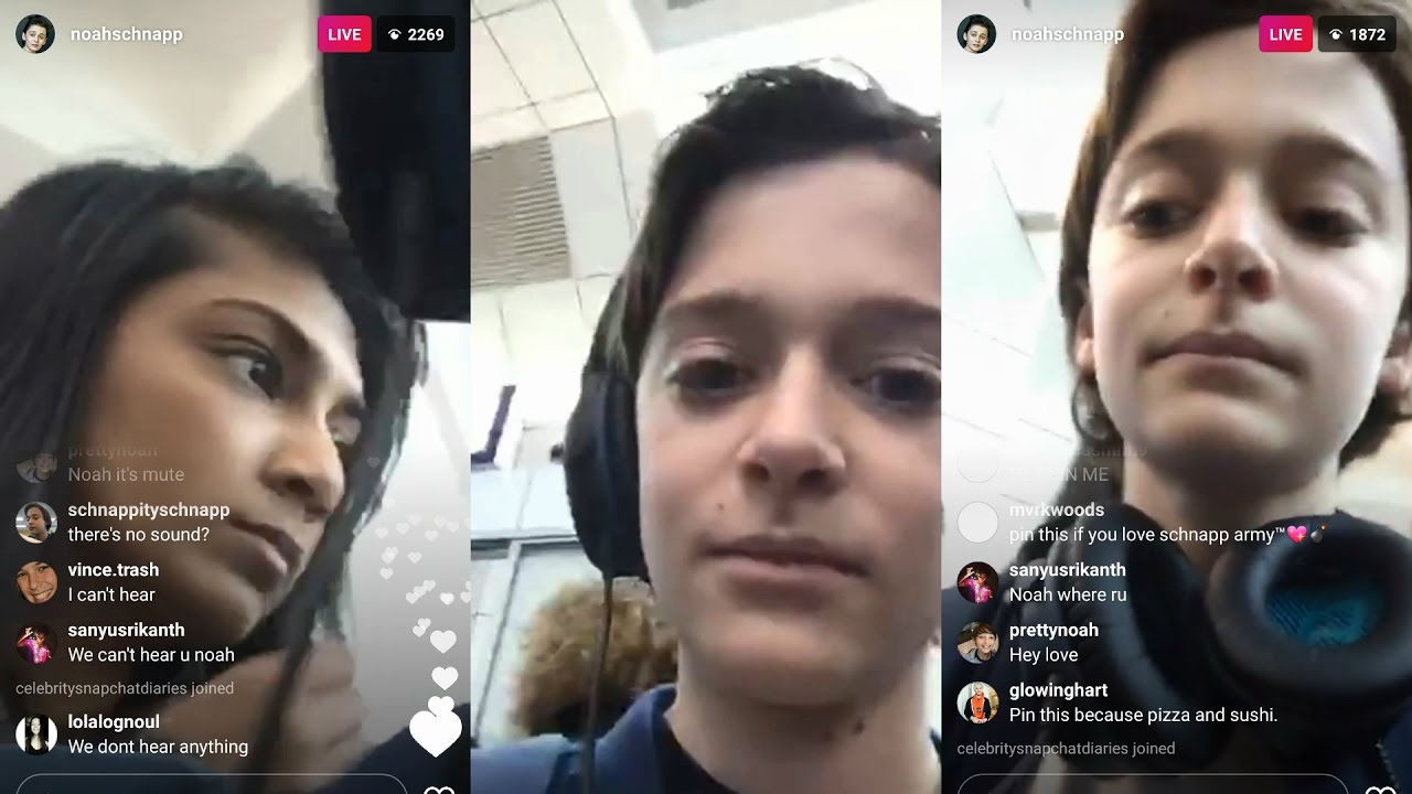 Noah Schnapp Instagram Live Stream 4 April 2017 Youtube