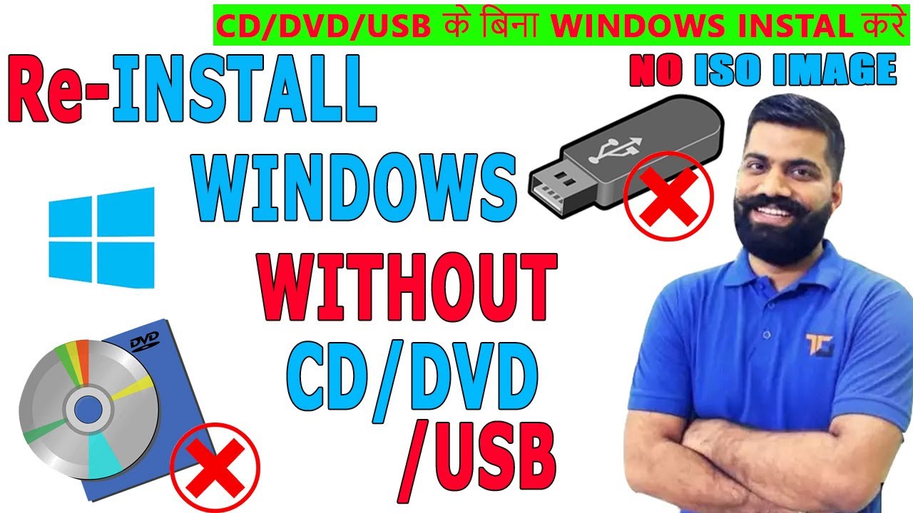 How To Install Windows 27 Without CD or USB 27  Reset Windows 27 Without  Losing Apps