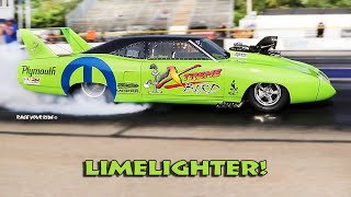 BLOWN HEMI SUPERBIRD! MALEK RACING'S XTREME BIRD SETS PERSONAL BEST! BYRON DRAGWAY!