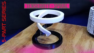Ten Minute Tensegrity Spiral - Series (2/5) - Easy to Print Model