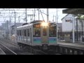 【4K】JR篠ノ井線 平田駅にて 143系+115系(湘南色・横須賀色)、185系、E127系、E257…