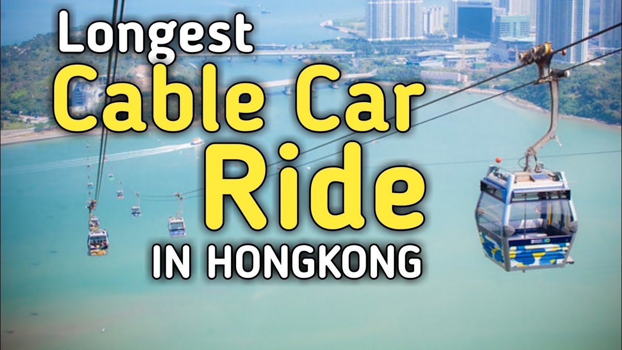 PINAKAMAHABANG CABLE CAR RIDE SA HONG KONG | Ngongping 360 cable Car ...