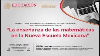 Soy Docente: LA ENSEÑANZA DE LAS MATEMÁTICAS EN LA NUEVA ESCUELA MEXICANA