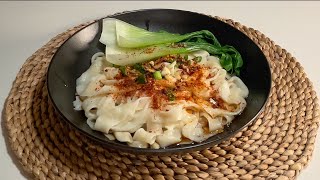 Hand Pulled Chili Oil Noodles (Biang Biang Noodles)