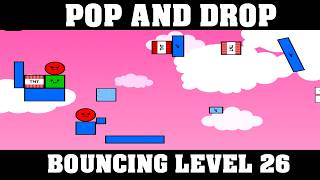 How To COMPLETE POP AND DROP BOUNCING Level 26 / Roblox Walkthrought Guide