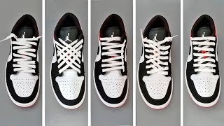 5 WAYS HOW TO LACE NIKE AIR JORDAN 1