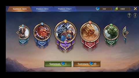 Trials of Heroes 160 world tree summon