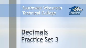 Math Review  - Decimals Chapter Practice Set 3 "How to Change a Decimal to a Fraction"