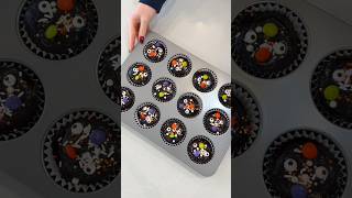 Full Spooky cupcakes 👻 #halloween #spookyseason #recipe #cupcakes #fall #sweettooth #asmr #satisfying Update