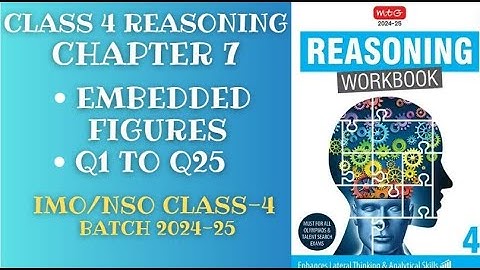 Reasoning Workbook Class-4 Chapter-7 Embedded Figures (Q1-Q25)