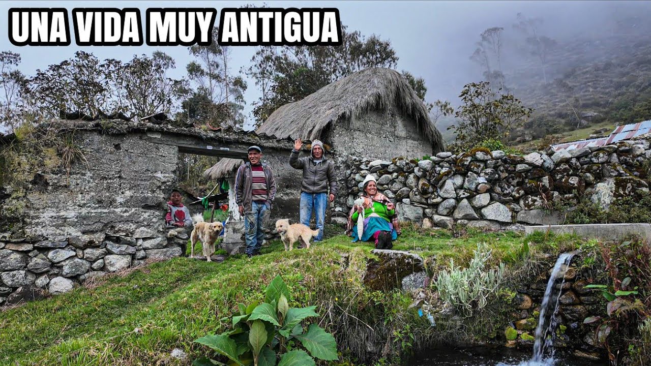 Así vive la gente en los pueblos mas alejados de la ciudad ¡UNA VIDA MUY ANTIGUA! Curimarca 
