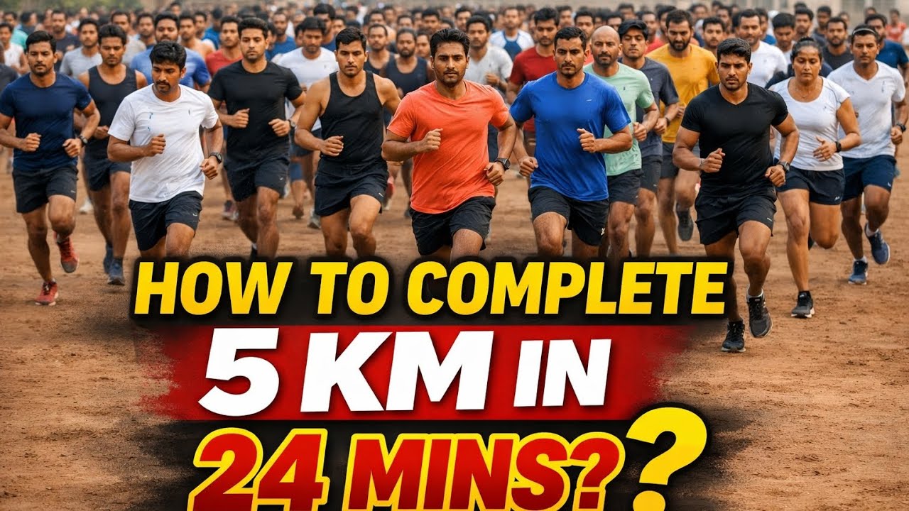 How to complete 5 km in 24 mins?? 