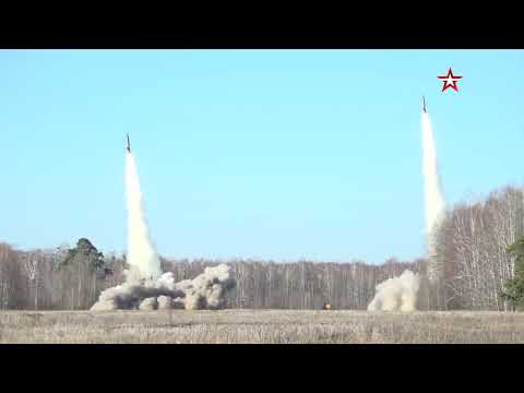 Footage of missile launches from Tochka-U complex