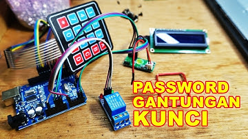 Membuat Alat Kunci Pintu Password dan RFID VLOG162