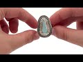 Aq Triangle SG Ocean Glamour Ring Size 9