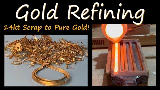 How to Refine Gold Scrap into Pure 24kt Gold