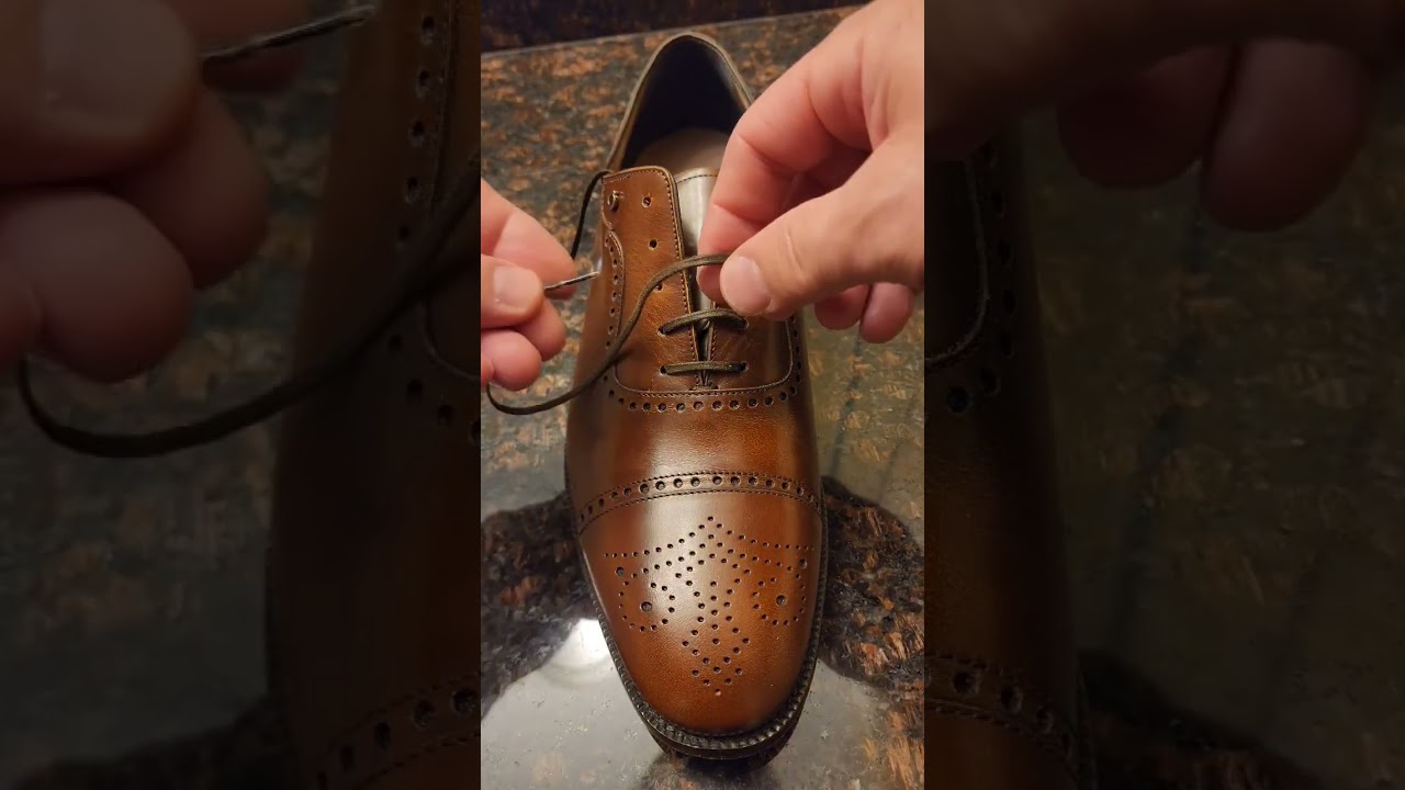 How To Lace Dress Shoes With 5 Eyelets