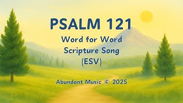 Psalm 121 Song Word for Word (ESV) Scripture Song (Lyric Video) Abundant Music| Meditate| Devotional