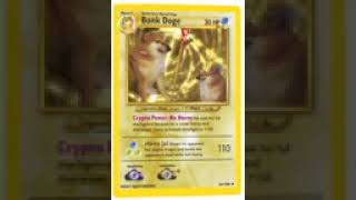 Blury bonk Doge meme on Pokémon card Blury bonk Doge meme on Pokémon card