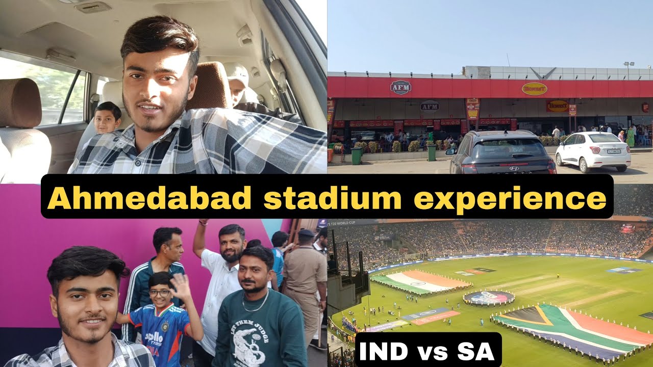 IND vs SA Ahmedabad stadium experience! 🔥 