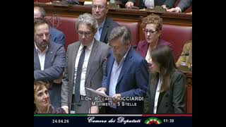 Riccardo Ricciardi   M5S Camera   Intervento in Aula 24/04/2026
