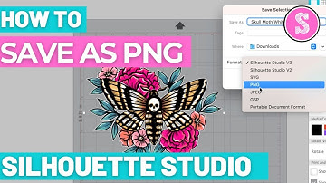 😍 Silhouette Studio: Export PNG with Transparent Background FAST!