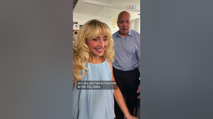 #tinydesk • @sabrinacarpenter left a bedazzled martini glass for the Tiny Desk shelves.