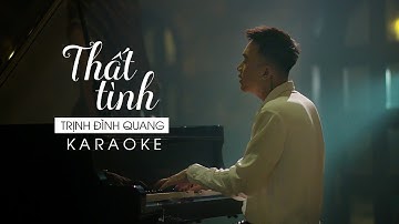 Thất Tình Remake Karaoke - Trịnh Đình Quang