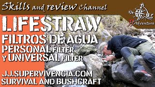 ✅ Filtro de agua LifeStraw PERSONAL y UNIVERSAL | outdoor water filter