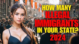 The Number of ILLEGAL IMMIGRANTS in Every State in America 2024