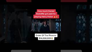 How much Daniel get paid for playing Harry Potter
