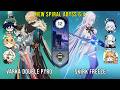 C0 Varka Double Pyro And C0 Skirk Freeze NEW Genshin Impact Abyss 6 4 Floor 12 9 Stars