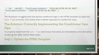Mastering the Date Pipe in Dynamic Angular Tables: A Solution to Common Issues